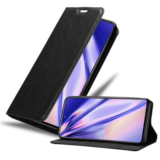 (NACHT SCHWARZ, Samsung Galaxy S20 FE Fan Edition) Cadorabo Case for Samsung Galaxy S20 FE Cover Book Wallet Protection PU Leather Flip Magnetic Etui
