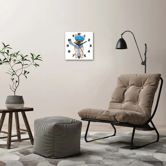 Jouri Ill Dog Silent Wall Clock