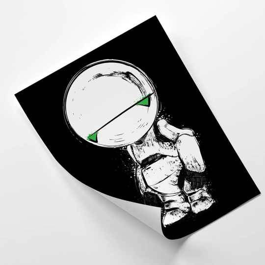 Poster, White Droid