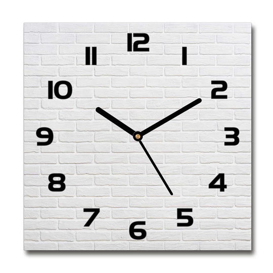 Hattye Brick Wall Silent Wall Clock