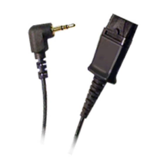 Plantronics Quick Disconnect Headset Cable - 3m
