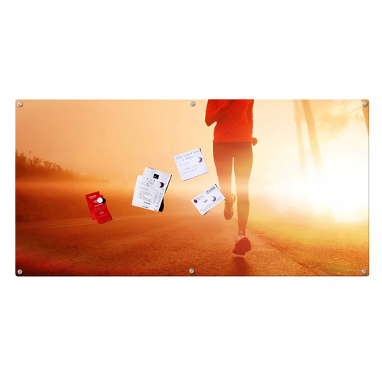 Jogging Magnetic Wall Mounted Photo Memo Board