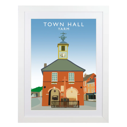 'Town Hall Yarm' Graphic Art
