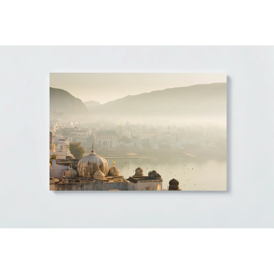 Fog Motif Magnetic Wall Mounted Cork Board