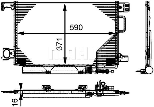 Condenser Air Conditioning 8FC351317-501 by BEHR