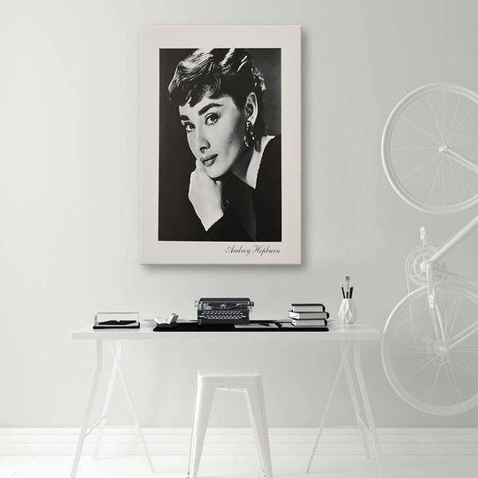 Canvas Print Audrey Hepburn Portrait