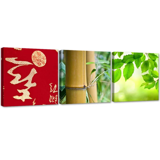 Canvas Print Bamboo Leaf