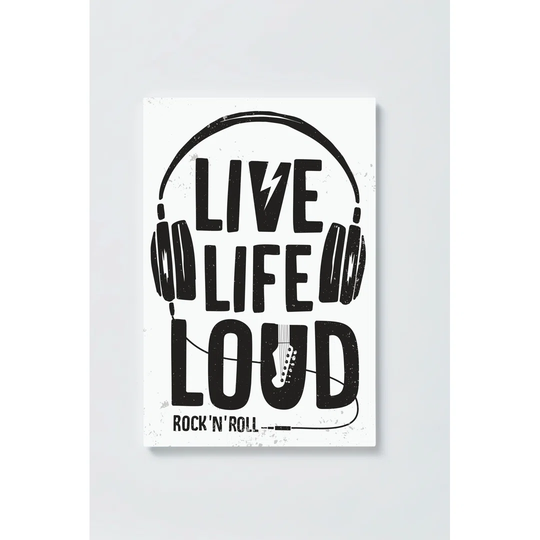 Live Life Magnetic Wall Mounted Cork Board