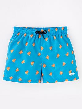 Speedo Printed 13" Watershort - Blue
