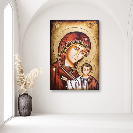 Canvas Print RELIGIOUS Icon Of Our Lady Of Segovia