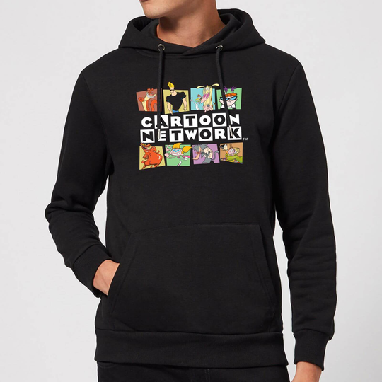 Cartoon Network Logo Characters Hoodie - Black - XL