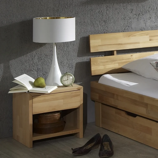 Claypoole 1 Drawer Bedside Table
