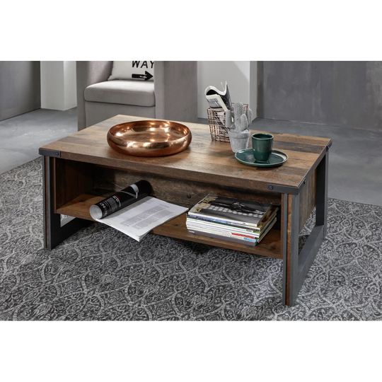 Damaris Sled Coffee Table with Storage