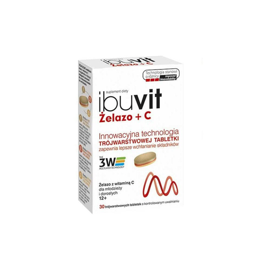 Ibuvit Iron + C 30 tablets, Ibuvit Żelazo + C