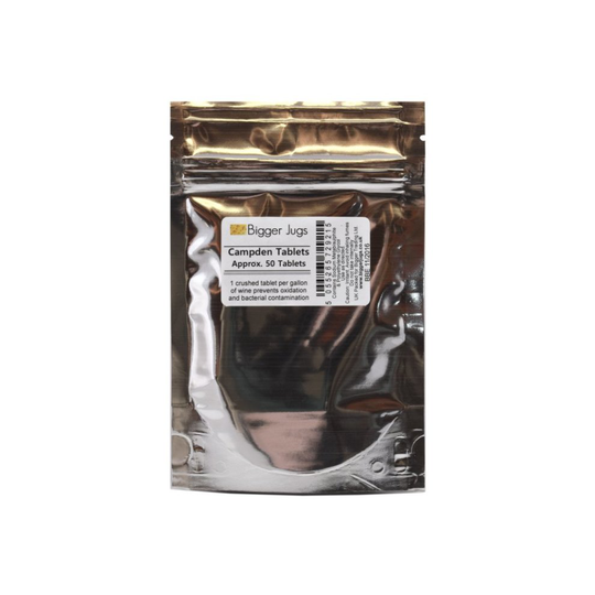 (Pack of 50) Campden Tablets - Resealable Pack / Pouch for Wine Making - Homebrew