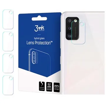 3MK Hybrid Samsung Galaxy A41 Camera Lens Protector - 4 Pcs.