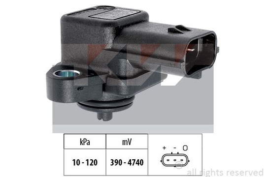 Air Pressure Sensor, height adaptation 493042 KW 493042