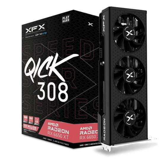 XFX Radeon RX 6650 XT 8GB QICK 308 ULTRA Graphics Card