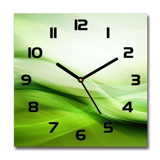 Iklim Waves Background Silent Wall Clock