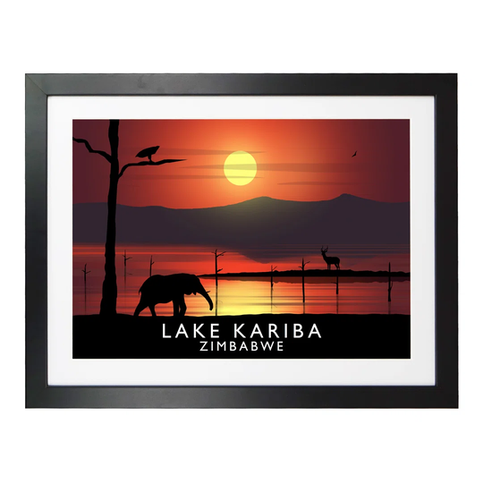 Lake Kariba by Richard O'Neil - Graphic Art Print on Paper