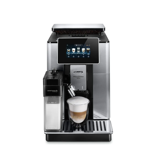 De'Longhi Delonghi ECAM610.75.ME 1450W 2.2L PrimaDonna Fully Automatic Soul Coffee Machine - Stainless Steel