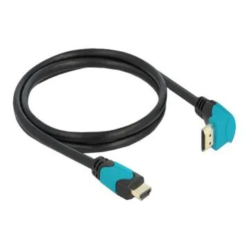 DeLOCK HDMI-kabel - 1m - Sort / BlÃ¥