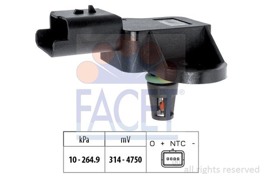 Air Pressure Sensor, height adaptation Made in Italy - OE Equivalent 103137