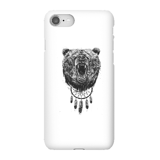 Balazs Solti Dreamcatcher Bear Phone Case for iPhone and Android - iPhone 8 - Snap Case - Matte