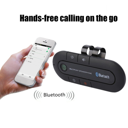 New Bluetooth Handsfree Speaker Phone + Charger Car Kit for Mobile Phone