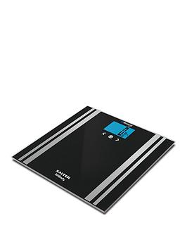 Salter Black Mibody Analyser Bathroom Scale