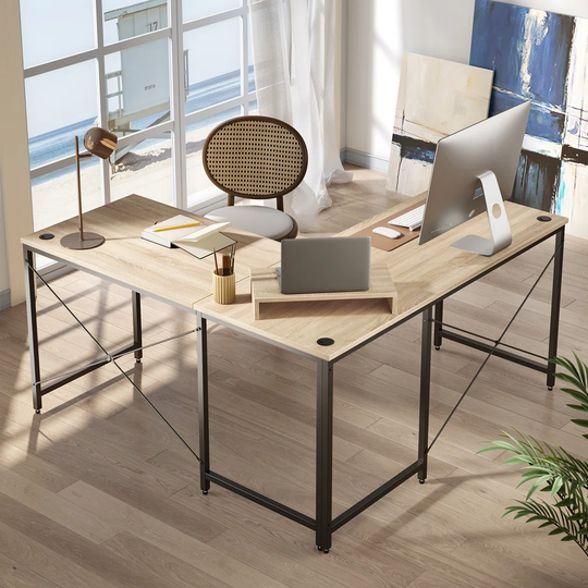 Fossett L-Shape Computer Desk