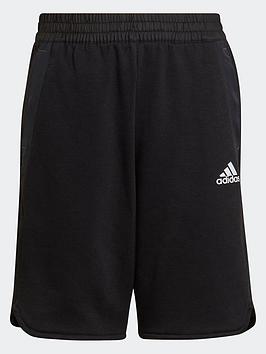 adidas Designed 4 Gameday Shorts, Black/White, Size 7-8 Years