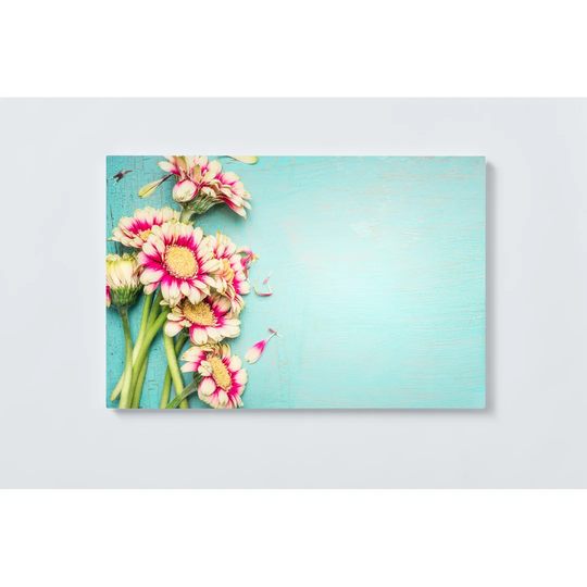 Shabby Flowers Magnetic Wall Mounted Cork Board