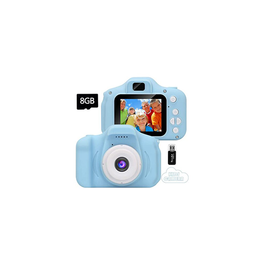 (BLUE Gifts for 3-8 Year Old Boys Girls) Kids Camera,Mini Rechargeable Child Digital Camera