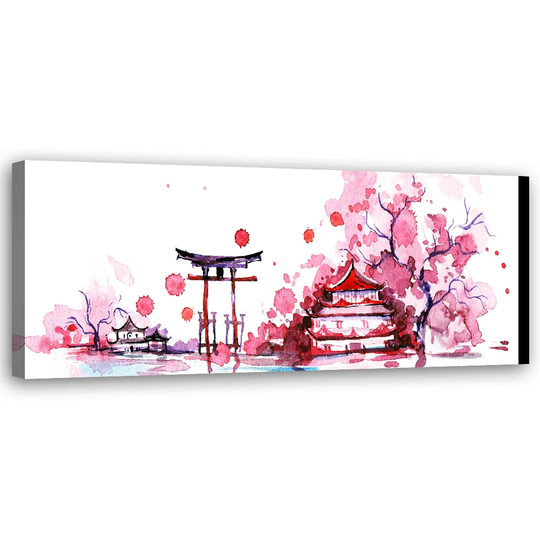 Canvas Print, Cities And Pink Architecture 16962