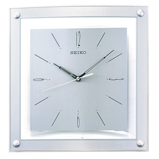 Seiko Elegant Wall Clock - Silver