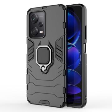 Xiaomi Redmi Note 12 Pro Hybrid Case with Ring Holder - Black