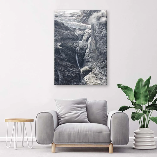 Canvas Print Mountains Rocks Nature