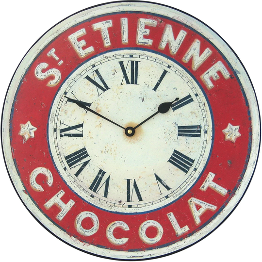 36cm St. Etienne Chocolate Wall Clock