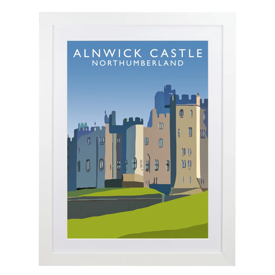 'Alnwick Castle 2' by Richard O'Neil - Graphic Art Print on Paper