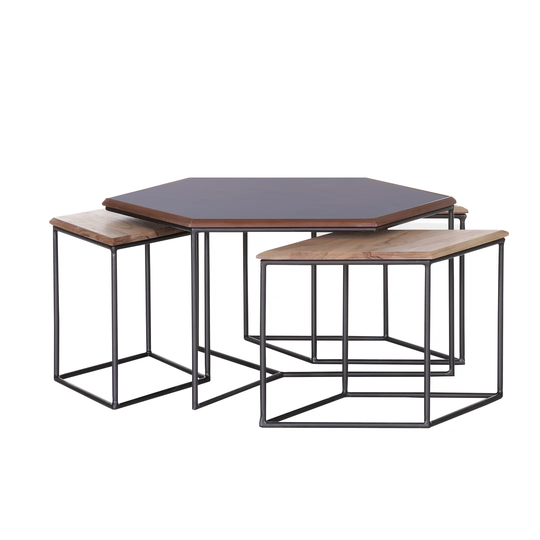 4 pcs. Coffee table set Van Reipen