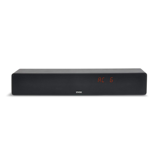 ZVOX Dialogue Clarifying Sound Bar with Patented Hearing Aid Technology, 12 Levels of Voice Boost - 30-Day Home Trial - AccuVoice