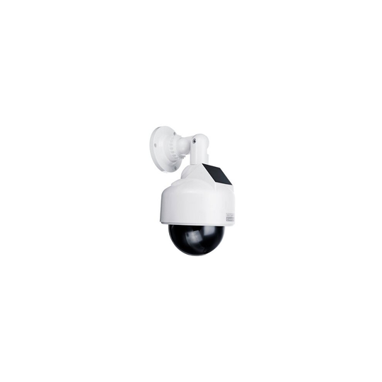 Solar Power Fake Camera CCTV Realistic Dummy Security Cam Simulation Monitor