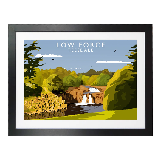 Low Force Teesdale by Richard O'Neil - Graphic Art Print on Paper