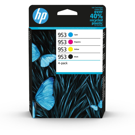 HP 6ZC69AE#301 (953) Ink cartridge multi pack, 23,5ml + 3x10ml, Pack qty 4