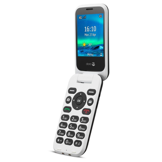 Doro 6820 4G Mobile Phone - Black/Silver