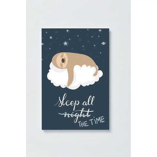Sloth Motif Magnetic Wall Mounted Cork Board