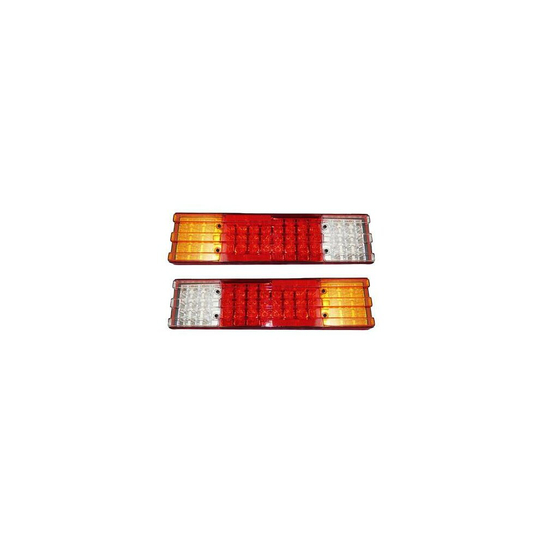 Pair 12v Led Rear Tail Lights Lamp 6 Function Trailer Caravan Truck Lorry 70 Led