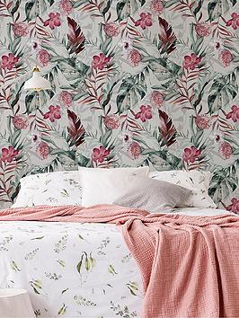 Fresco Orchid Botanical Wallpaper
