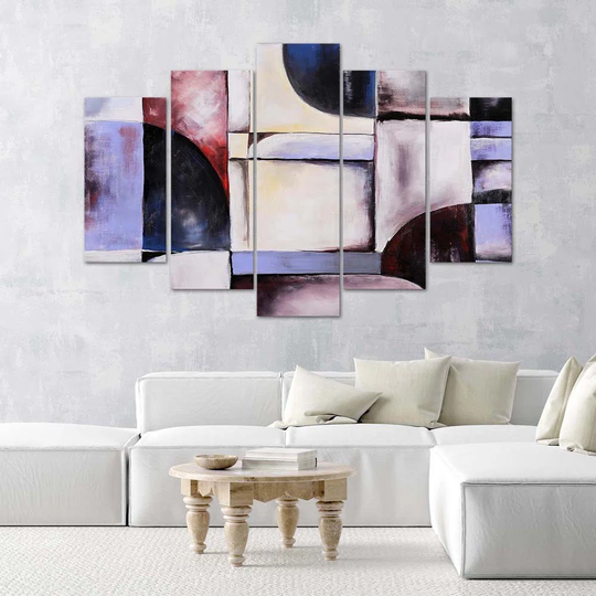 Canvas Print Violet Abstraction